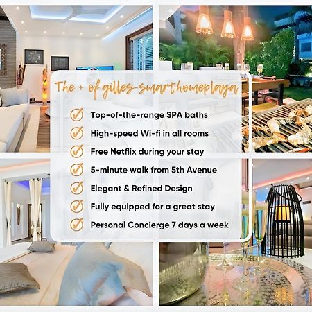 Luxury Duplex -4 Pers- 2Mn Beach&5Th Av, Pool, Gym Playa del Carmen Exteriör bild