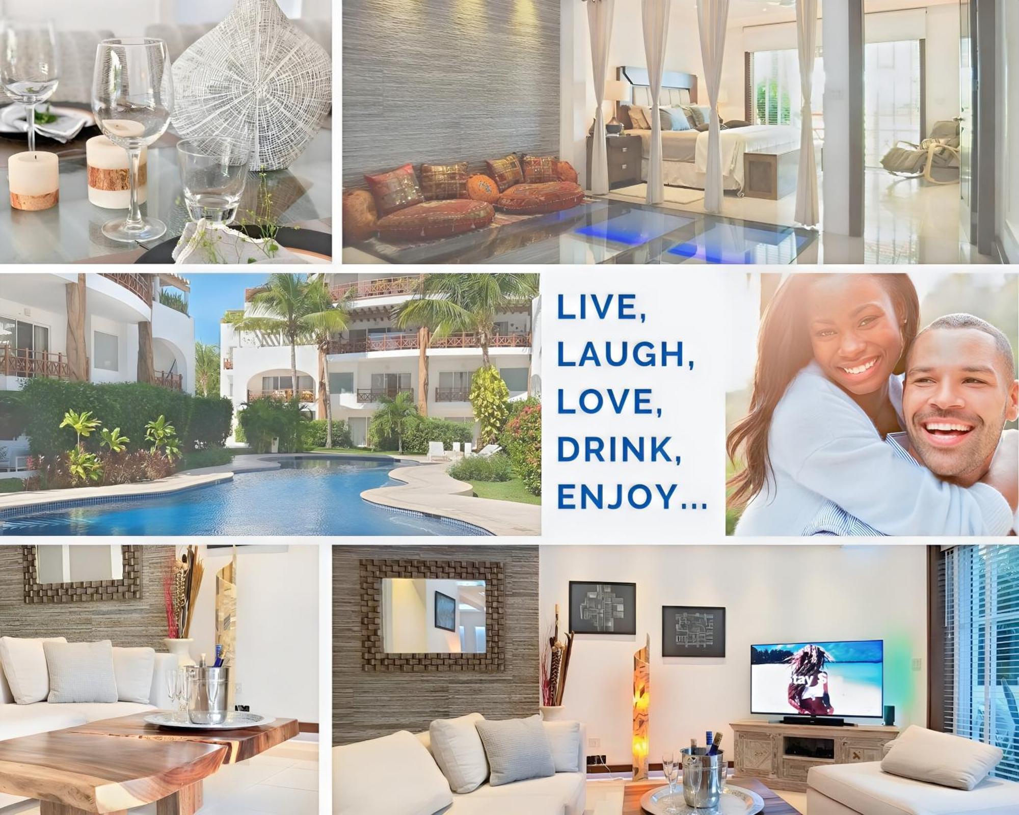 Luxury Duplex -4 Pers- 2Mn Beach&5Th Av, Pool, Gym Playa del Carmen Exteriör bild