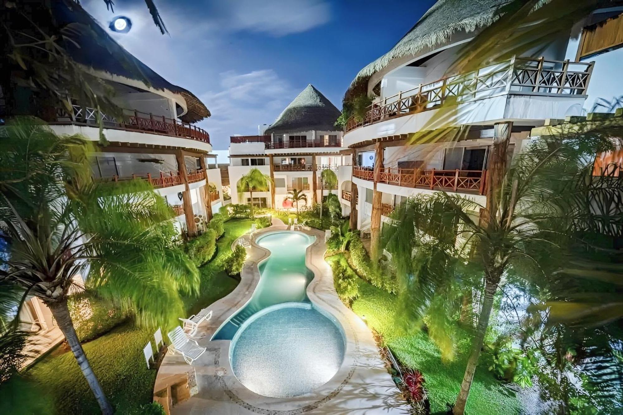 Luxury Duplex -4 Pers- 2Mn Beach&5Th Av, Pool, Gym Playa del Carmen Exteriör bild