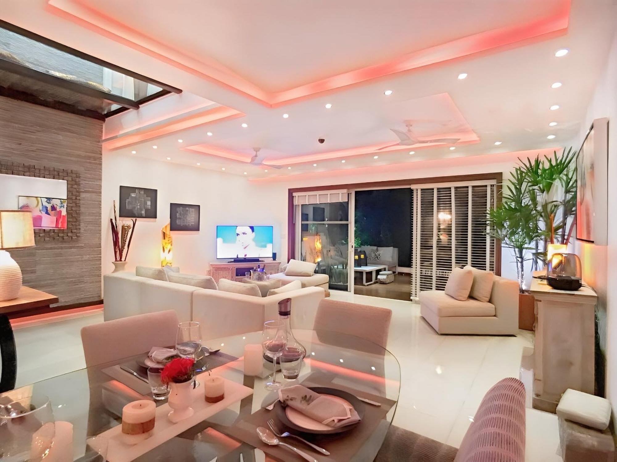 Luxury Duplex -4 Pers- 2Mn Beach&5Th Av, Pool, Gym Playa del Carmen Exteriör bild