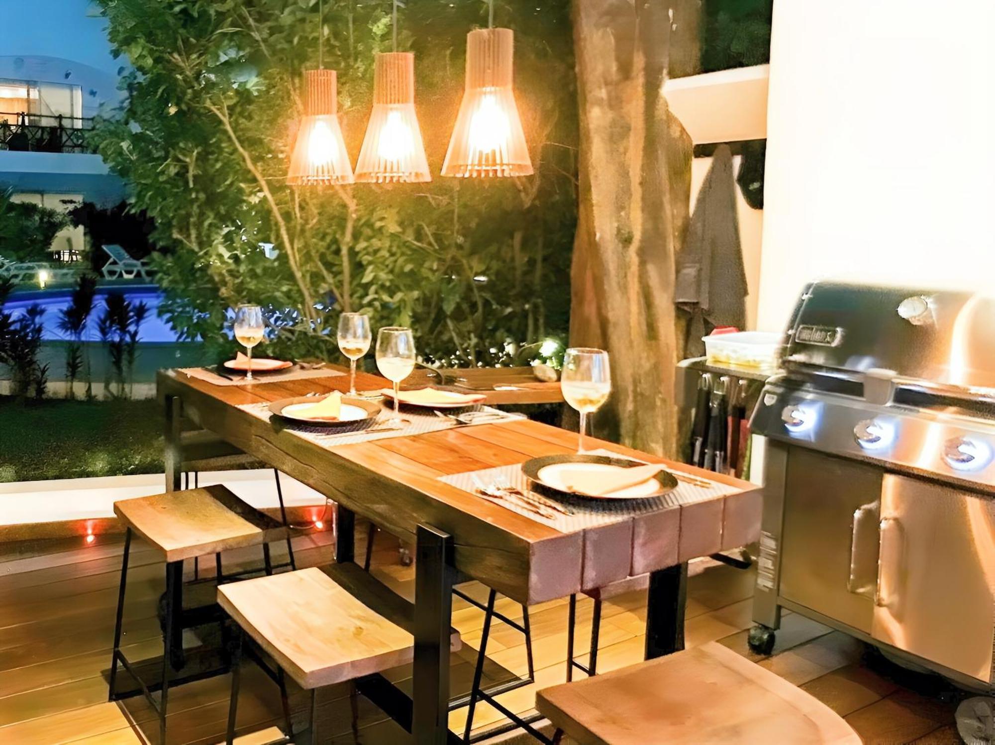 Luxury Duplex -4 Pers- 2Mn Beach&5Th Av, Pool, Gym Playa del Carmen Exteriör bild