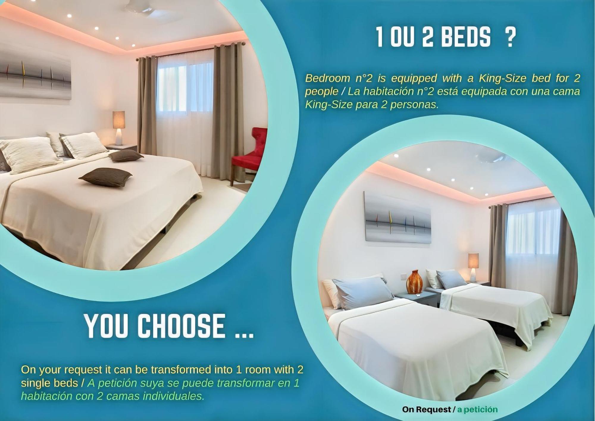 Luxury Duplex -4 Pers- 2Mn Beach&5Th Av, Pool, Gym Playa del Carmen Exteriör bild