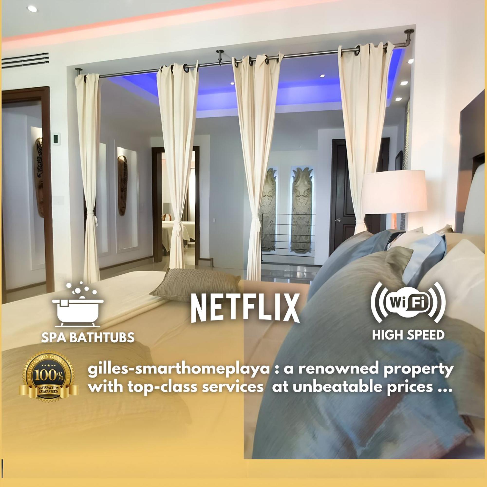 Luxury Duplex -4 Pers- 2Mn Beach&5Th Av, Pool, Gym Playa del Carmen Exteriör bild